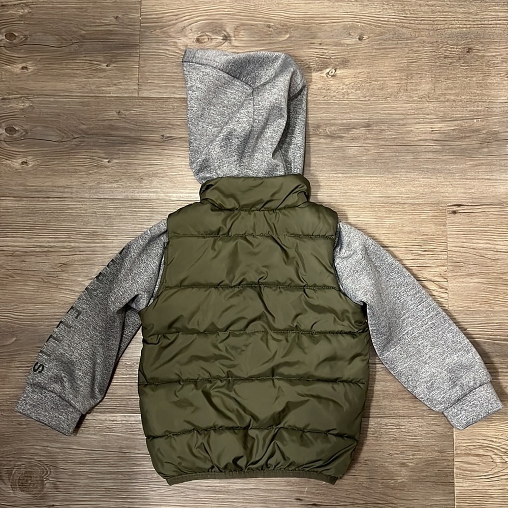 Perry Ellis Boy 2T Colorblock Hooded Puffer Vest Jacket - Picture 12 of 12